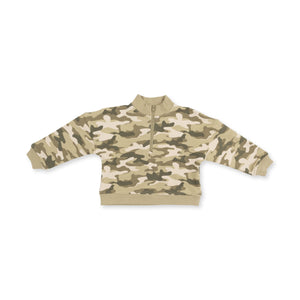 Angel Dear-Camo French Terry - Half Zip Sweatshirt