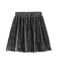 Hatley-Silver Shine Pleated Velour Skirt