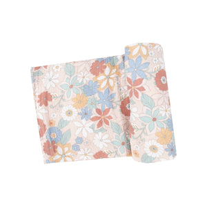 Angel Dear - Swaddle Blanket -Tropical Retro Floral