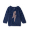 Hatley - Metallic Lightning Furry Graphic Sweater