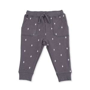 Angel Dear-Lightning Bolt French Terry - Jogger Pant