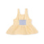 Angel Dear -Peplum Tank With Wide Leg Pant-Micro Gingham Blue Blizzard