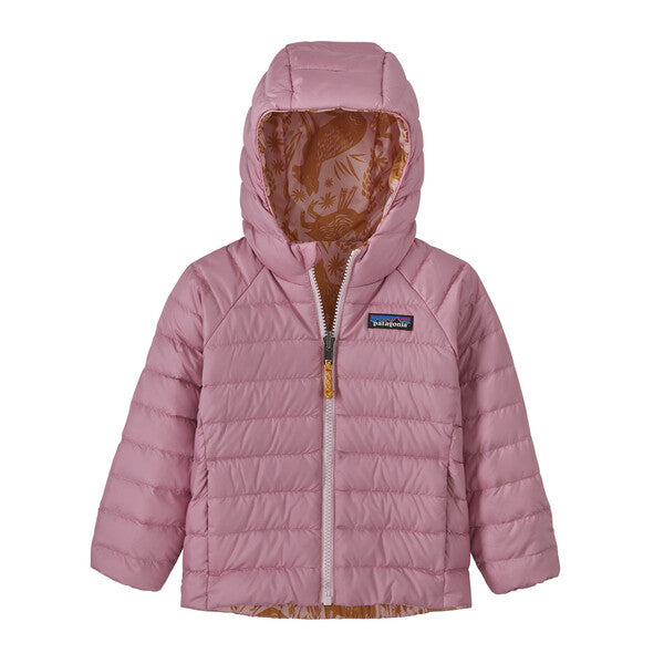 Patagonia - Baby Reversible Down Sweater Hoody-Mara Mara: Peaceful Pink