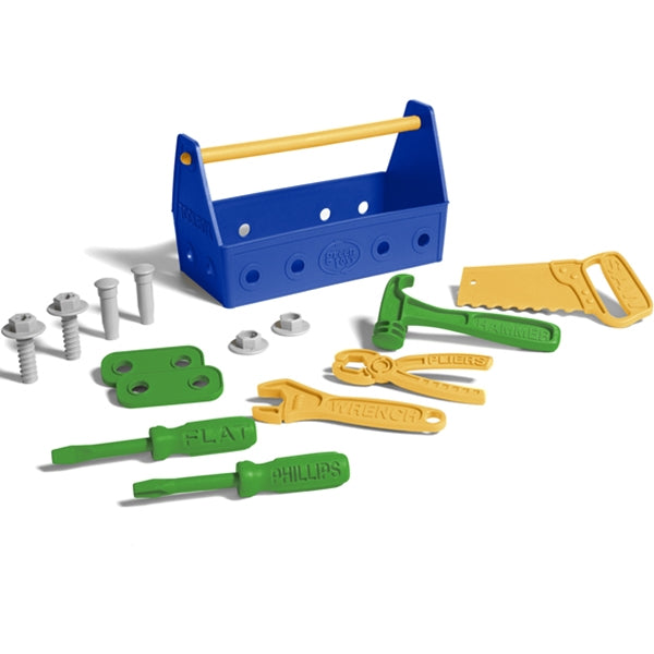 Green Toys - Tool Set - Blue - 14 pieces 