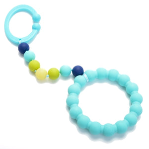 Chewbeads - Baby Gramercy Teething Stroller Toy - Turquoise