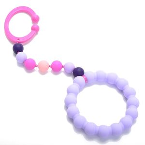Chewbeads - Baby Gramercy Teething Stroller Toy - Violet
