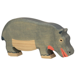 Holztiger - Hippopotamus - Eating