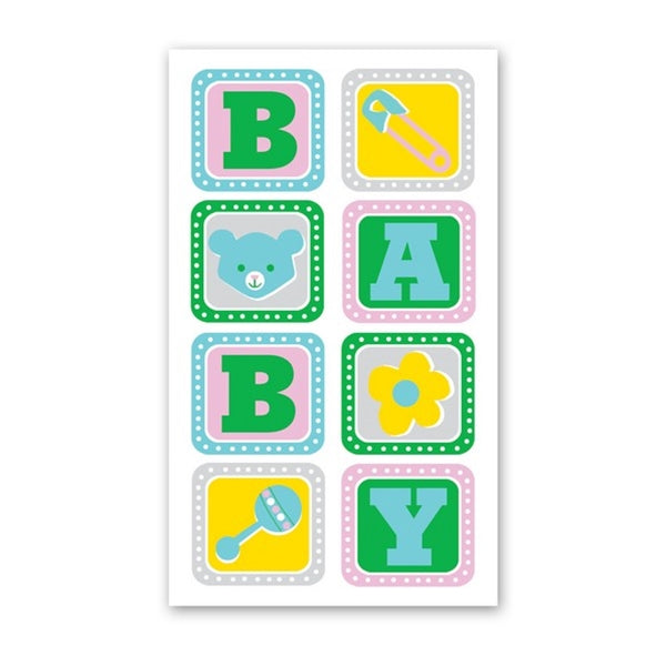 Rock Scissor Paper - Baby Blocks - Mini Cards