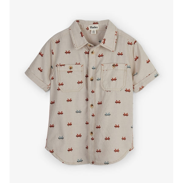 Hatley -  Tiny Canoes SS Button Down Shirt