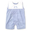 Kissy Kissy - Pique Baby Bunnies - Slvless Playsuit With Collar - Light Blue