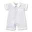 Kissy Kissy - Pique Baby Bunnies - Short Playsuit With Collar - Light Blue