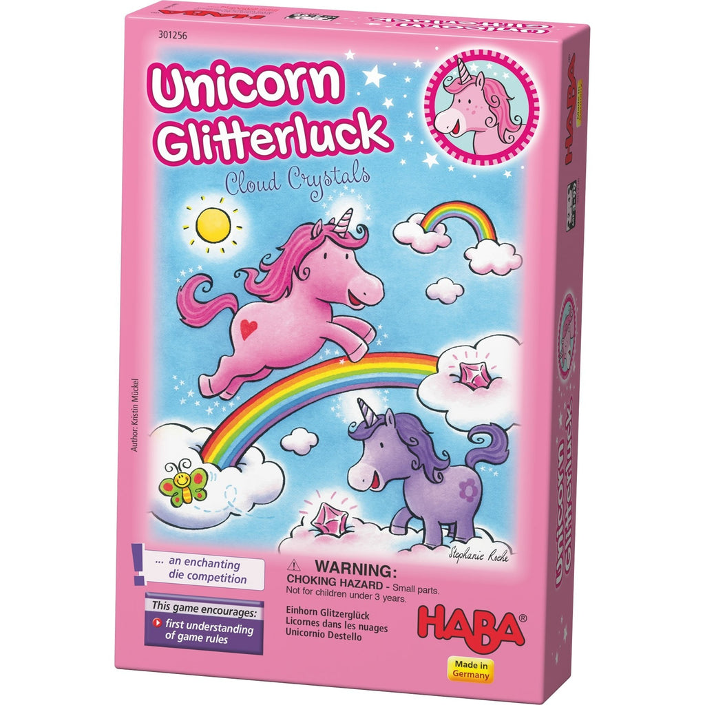 Haba-Unicorn Glitterluck - Cloud Crystals Game