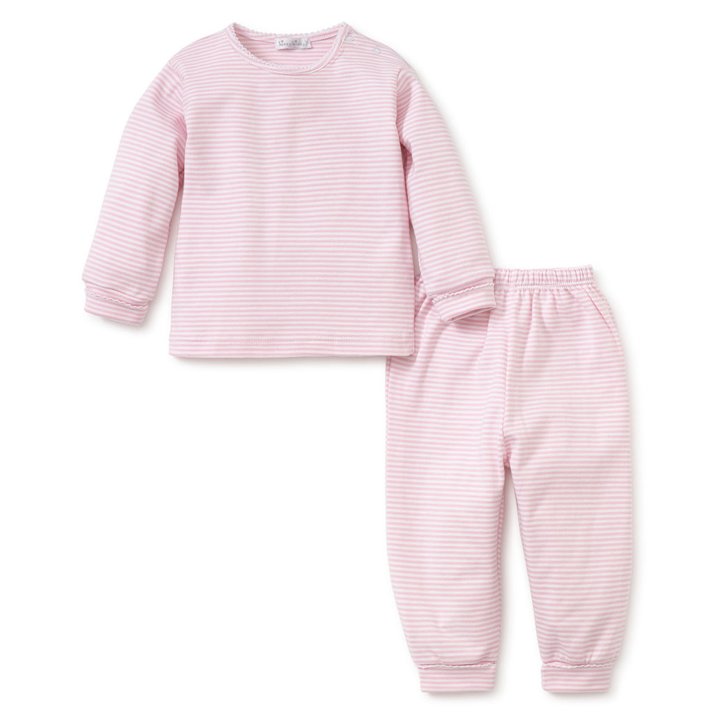 Kissy Kissy - Simple Stripes LS Tee and Pants - Pink