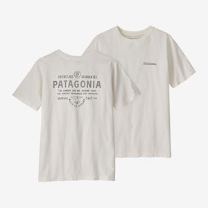 Patagonia - Boys' Organic Cotton Graphic T-Shirt - Forge Mark: Birch White