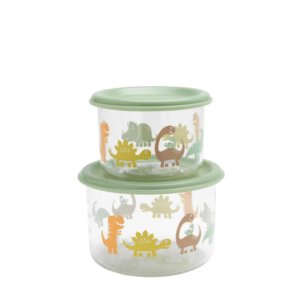 Ore - Good Lunch Snack Containers Small Set-of-Two - Baby Dinosaur