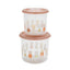 Ore - Good Lunch Snack Containers Large Set-of-Two - Prairie Kitty