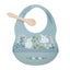 Ore - Fresh and Messy Silicone Bib and Spoon Set -Lily the Lamb