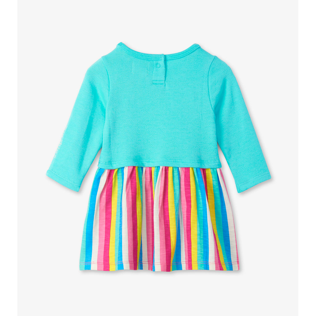 Hatley - Radiant Rainbow Layered Knit Baby Dress