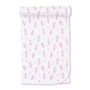 Kissy Kissy - Whale Wishes Print Blanket - Pink