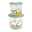 Ore - Good Lunch Snack Containers Large Set-of-Two - Baby Dinosaur
