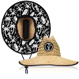 Grom Squad - Lifeguard Hat - Straw Palms