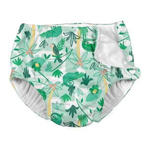 Green Sprouts - Swimsuit Diaper - Green Tropical Jungle