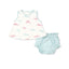 Kissy Love - Whales Sunsuit Set