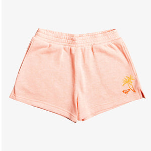 Roxy - Blue Summer Sweat Shorts for Girls 4-16 - Peach