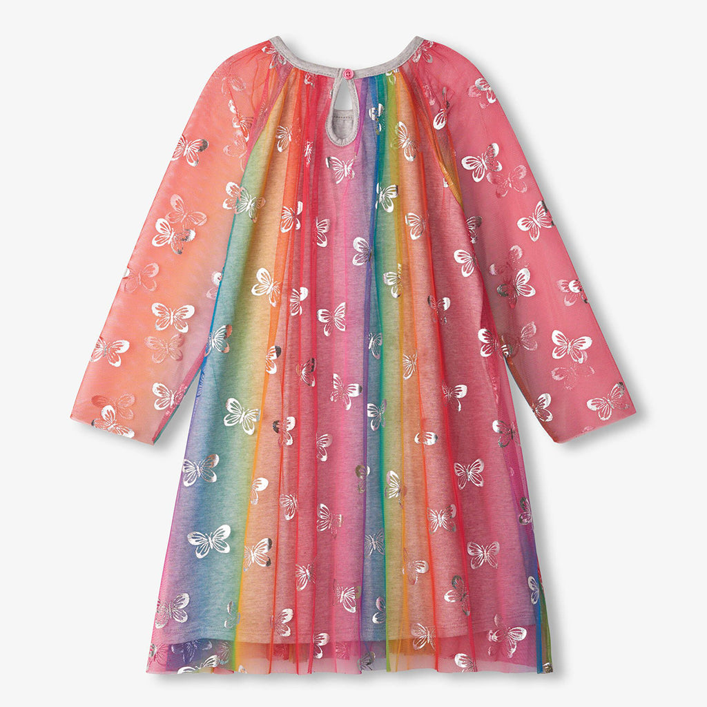 Hatley -  Butterflies Tulle Overlay Dress