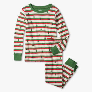 Hatley - Silhouette Pines Organic Cotton Pajama Set