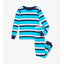 Hatley - Ocean Blue Stripes Organic Cotton Pajama Set