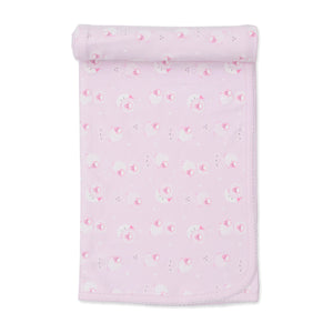 Kissy Kissy - Night Night Lammies Print Blanket - Pink