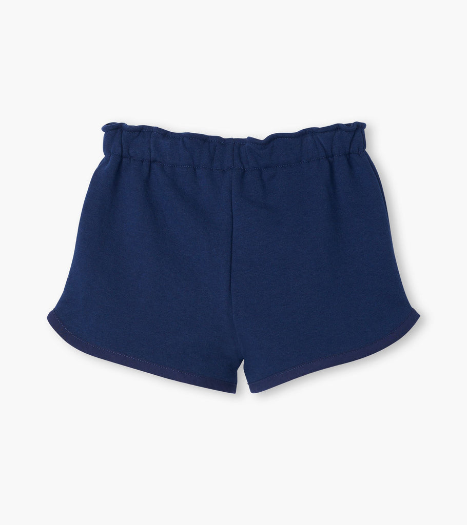 Hatley - French Terry Paper Bag Shorts-Navy