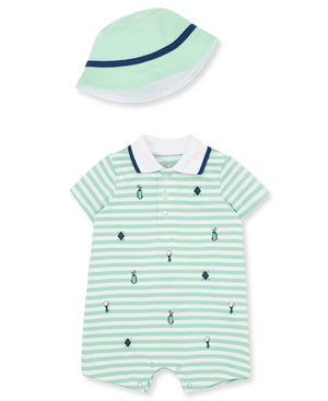 Little Me - Golf Romper & Hat