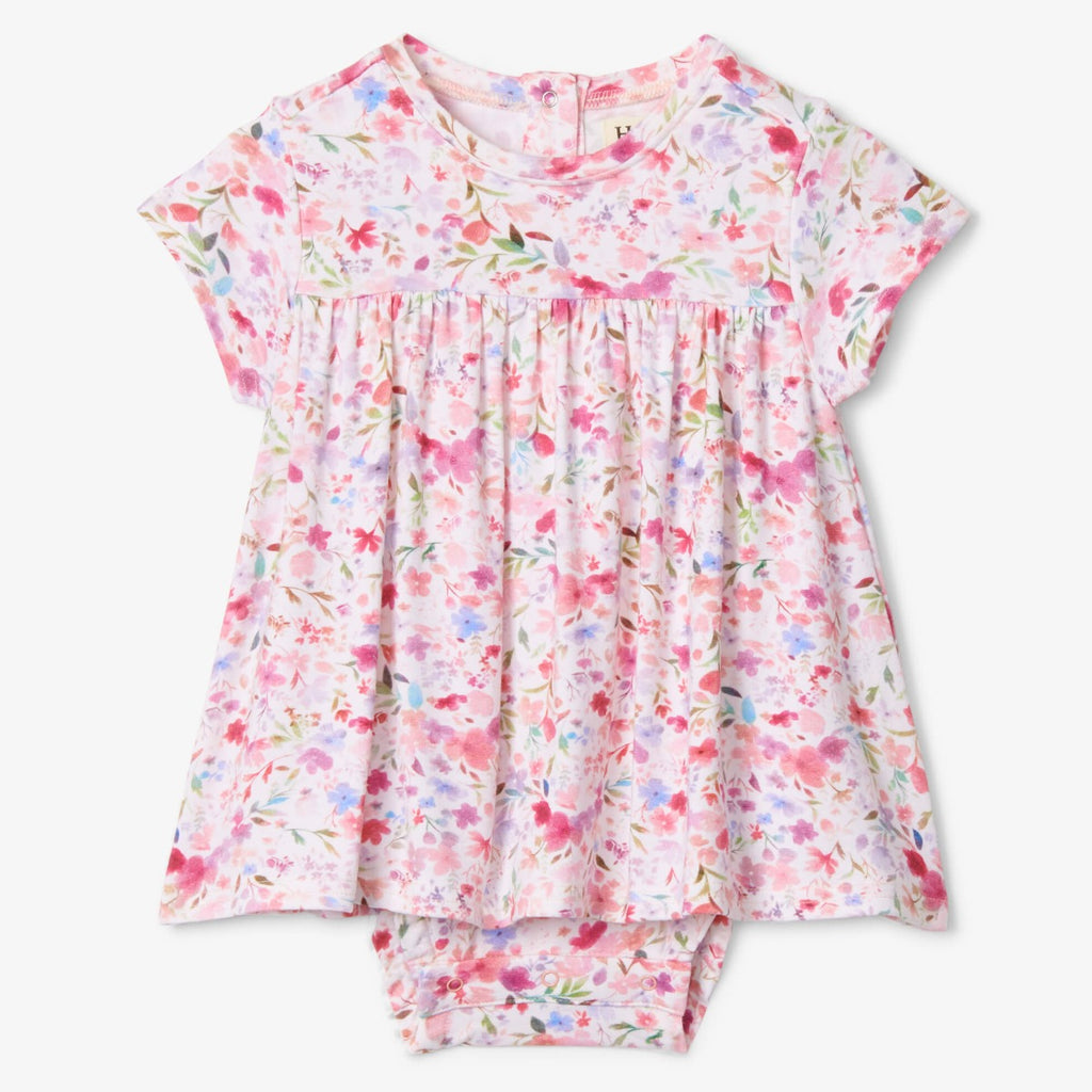 Hatley -Watercolour Flowers Baby One Piece Dress
