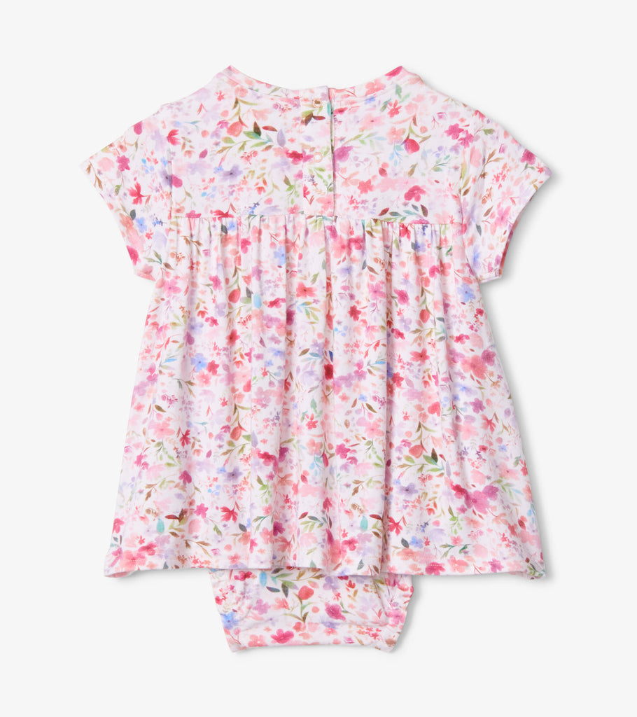 Hatley -Watercolour Flowers Baby One Piece Dress