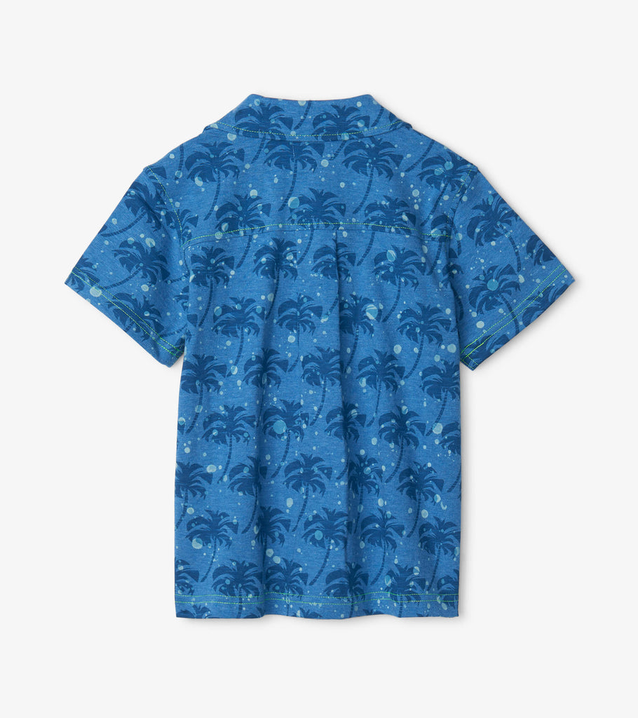 Hatley - Palm Trees Knit Button Down