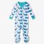 Hatley -Watercolour Whale Organic Cotton Footed Coverall