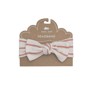 Angel Dear -Rose Tan Stripe Headband
