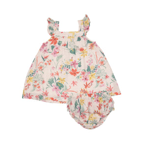 Angel Dear - Leilani Floral Sundress and Diaper Cover
