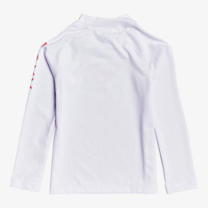 Roxy - Girl's 2-7 Whole Hearted Long Sleeve UPF 50 Rashguard - Bright White